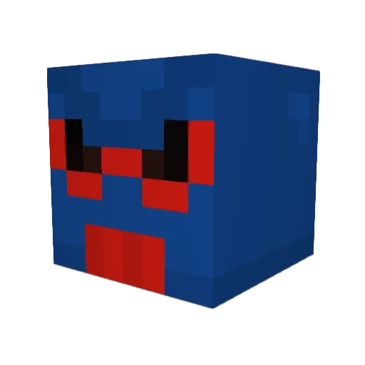Manray89 Minecraft avatar head, 3D render