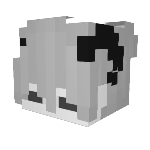Manse42069 Minecraft avatar head, 3D render