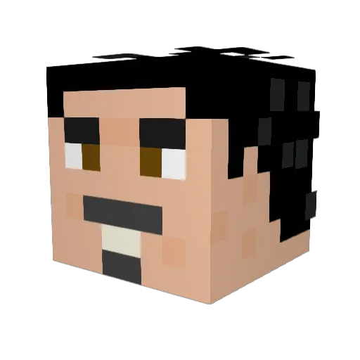 ManseMafia_ Minecraft avatar head, 3D render