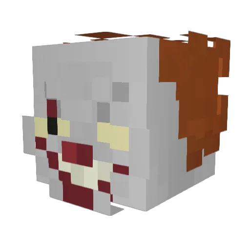 MansikkaSoppa Minecraft avatar head, 3D render