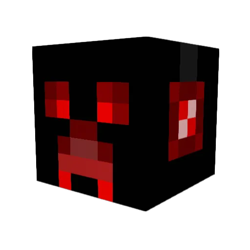 Manspiderkaz Minecraft avatar head, 3D render