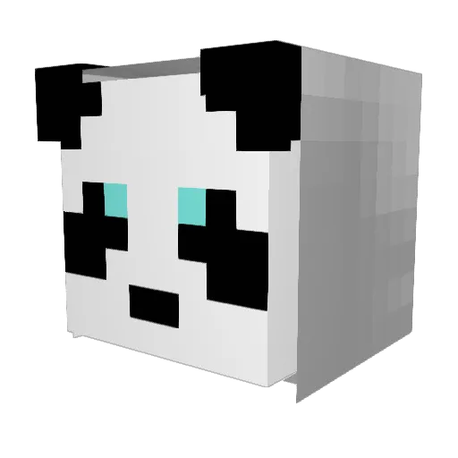 Mantas221 Minecraft avatar head, 3D render