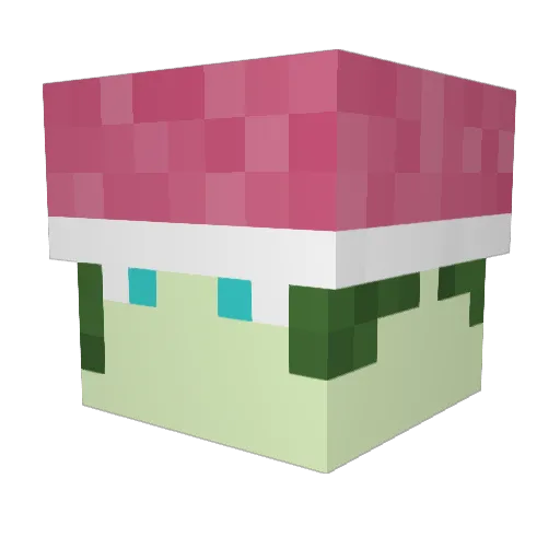 Mantdroy Minecraft avatar head, 3D render