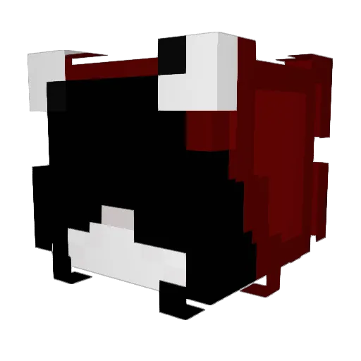 Mantekitas Minecraft avatar head, 3D render
