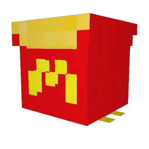 Manthix Minecraft avatar head, 3D render