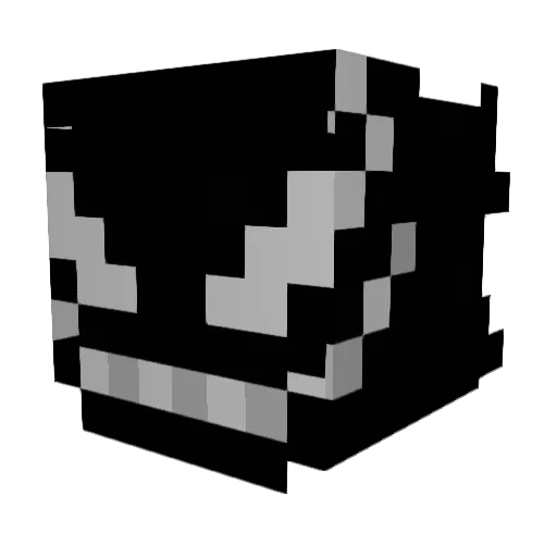 Mantho02 Minecraft avatar head, 3D render