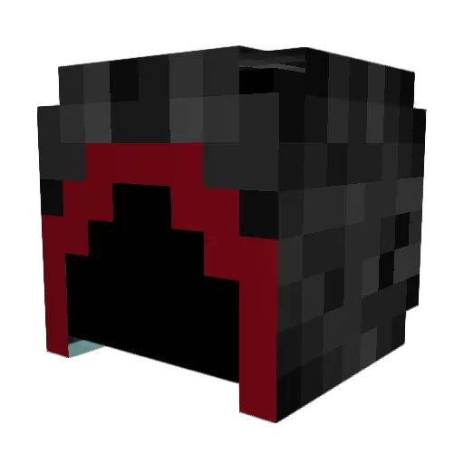 Manthys Minecraft avatar head, 3D render