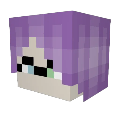 Manti_18 Minecraft avatar head, 3D render