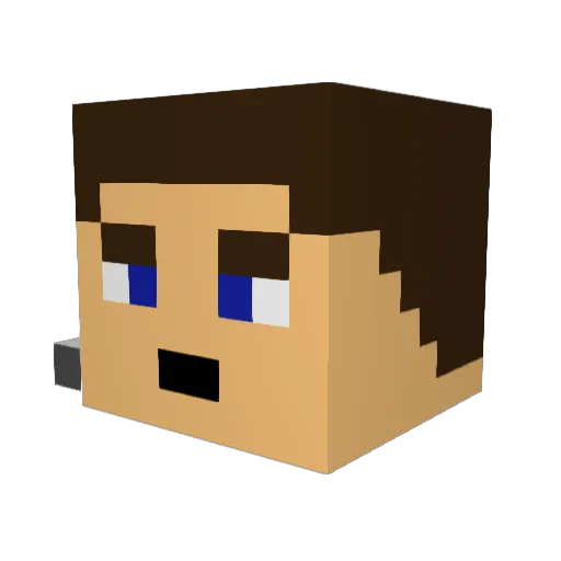 Manticore6549 Minecraft avatar head, 3D render