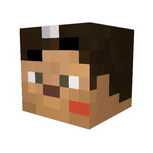 ManticoreN Minecraft avatar head, 3D render