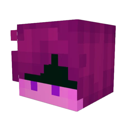 Mantidays Minecraft avatar head, 3D render