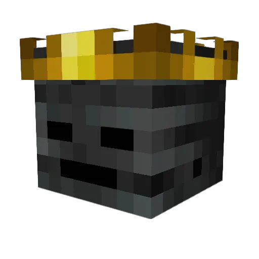 Mantiplans Minecraft avatar head, 3D render