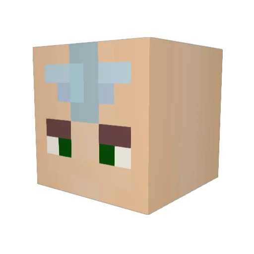 MantisMaster42 Minecraft avatar head, 3D render