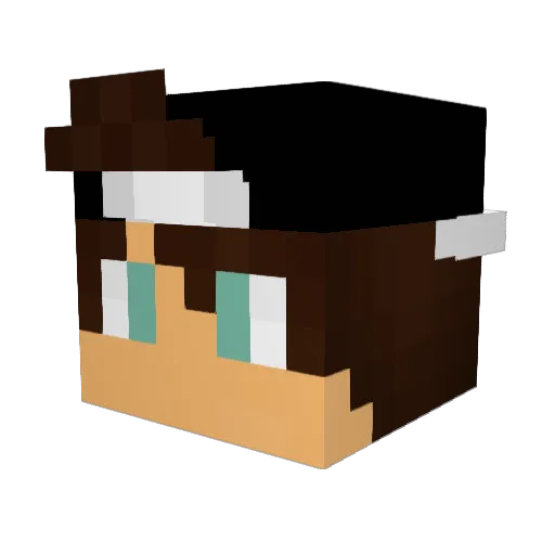 MantisNick Minecraft avatar head, 3D render