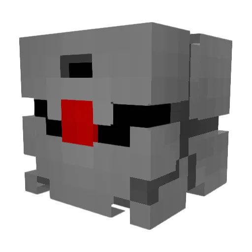 MantisOcelot Minecraft avatar head, 3D render