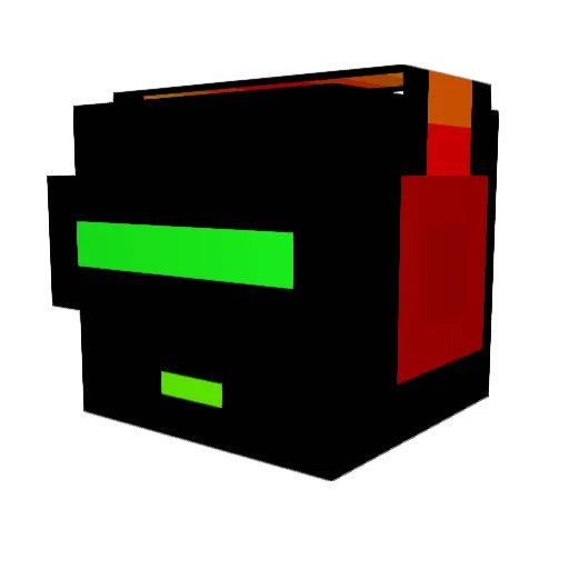 Manton77 Minecraft avatar head, 3D render