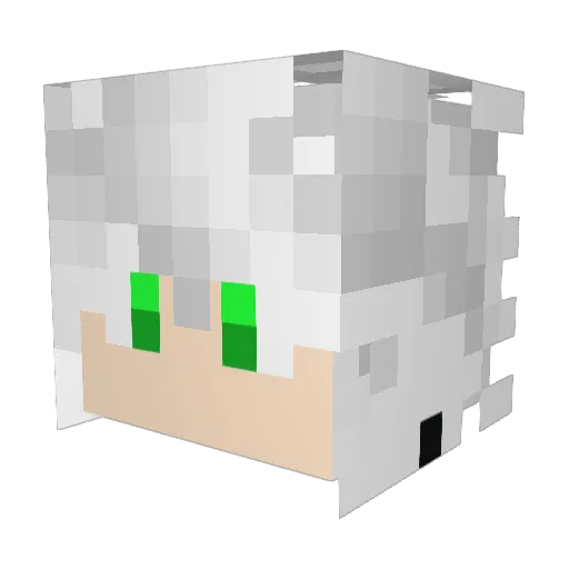 Mantos18 Minecraft avatar head, 3D render