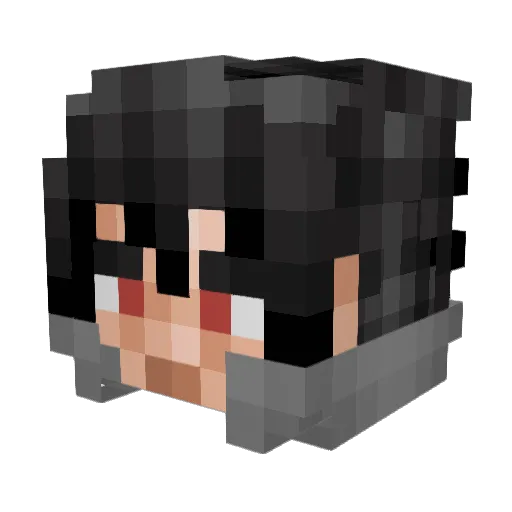 MantovasS Minecraft avatar head, 3D render