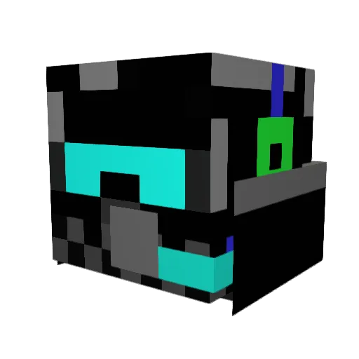 Manu182 Minecraft avatar head, 3D render