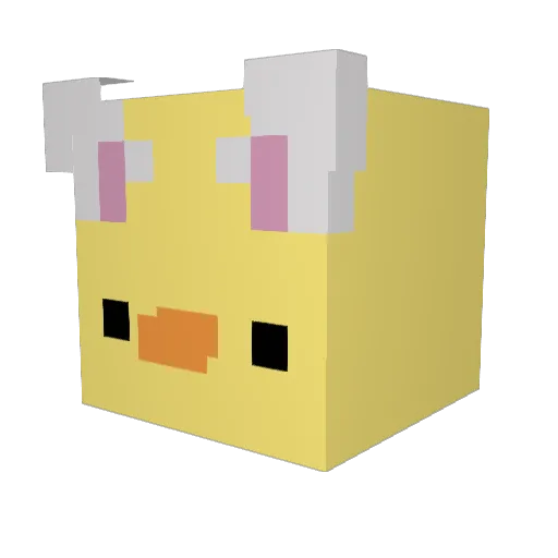 Manu1900 Minecraft avatar head, 3D render