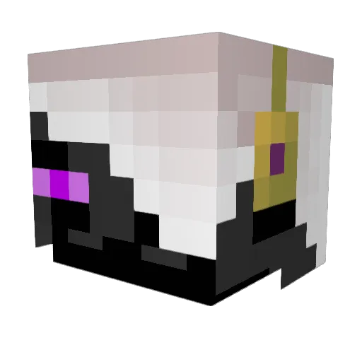ManuHD Minecraft avatar head, 3D render