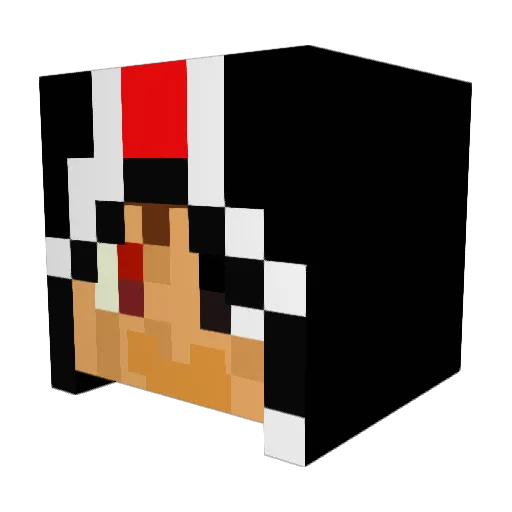 ManuJ_xD Minecraft avatar head, 3D render