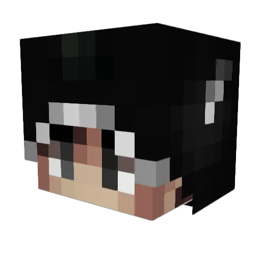 ManuMVI Minecraft avatar head, 3D render