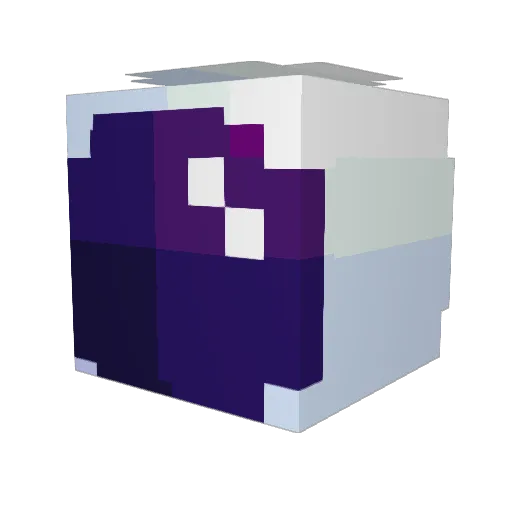 ManuMinoZ Minecraft avatar head, 3D render