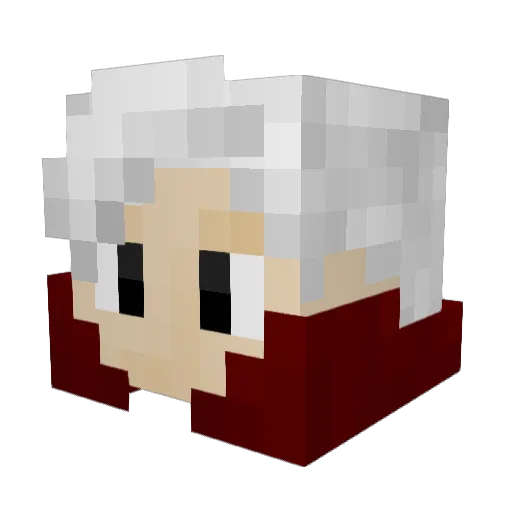 Manu_K7 Minecraft avatar head, 3D render