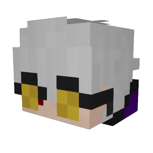 Manu_ZK Minecraft avatar head, 3D render