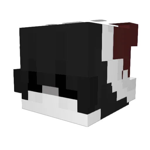 ManualSun Minecraft avatar head, 3D render