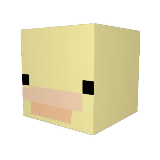 Manucooox Minecraft avatar head, 3D render