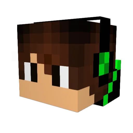 Manuel3470 Minecraft avatar head, 3D render