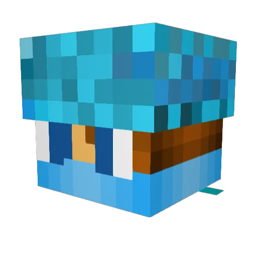 Manuel97 Minecraft avatar head, 3D render