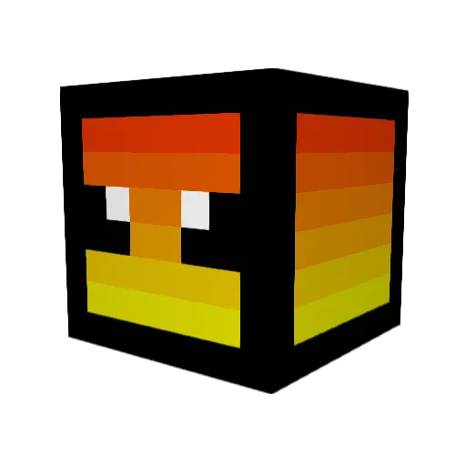 ManuelHD10 Minecraft avatar head, 3D render