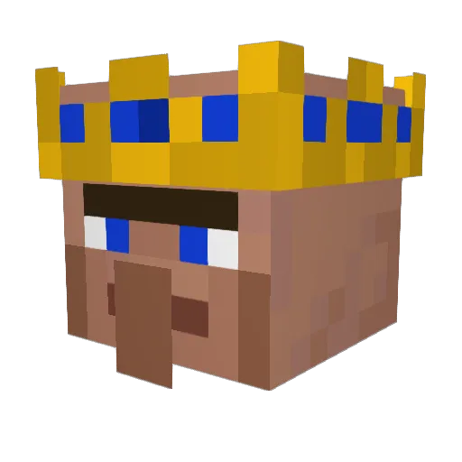 ManuelLME Minecraft avatar head, 3D render