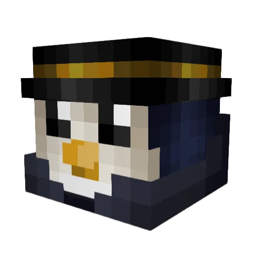 ManuelZockt Minecraft avatar head, 3D render
