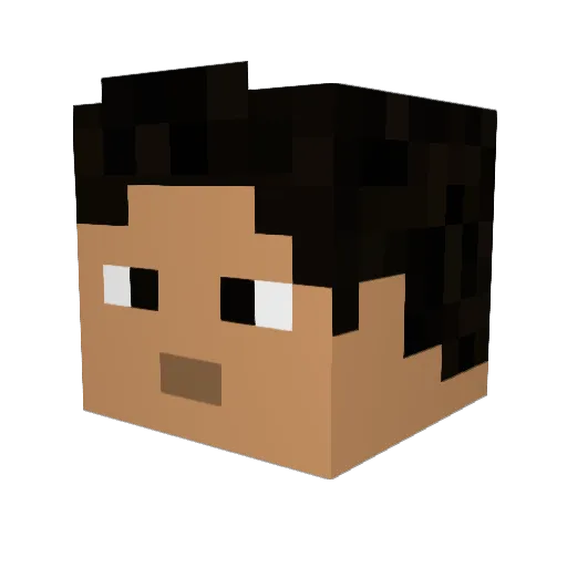Manuel_1812 Minecraft avatar head, 3D render