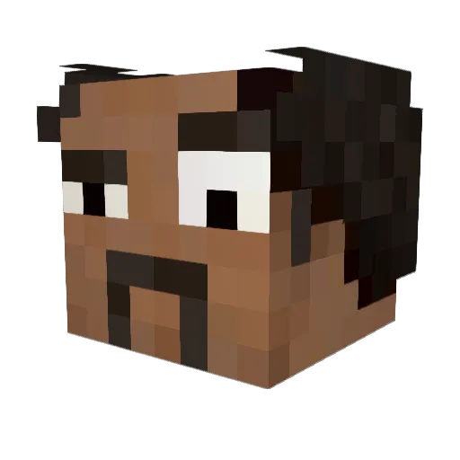 Manuel_Lover Minecraft avatar head, 3D render