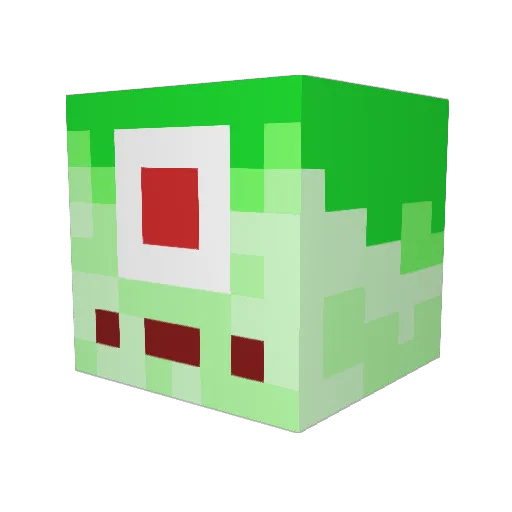 Manuello Minecraft avatar head, 3D render