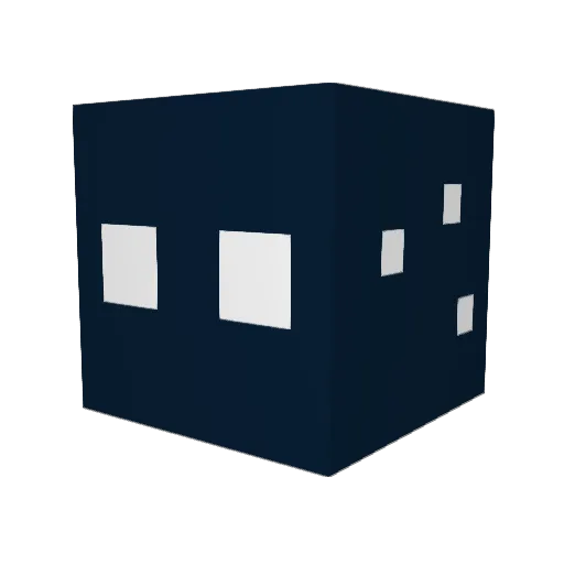 Manufactories Minecraft avatar head, 3D render