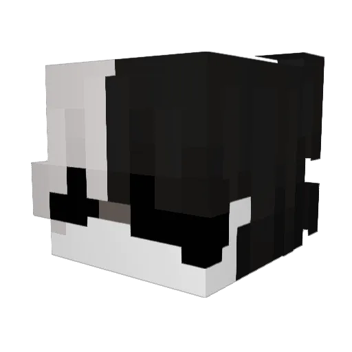 Manuhe Minecraft avatar head, 3D render