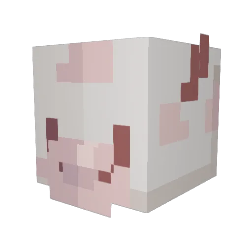 ManuzitoUwU Minecraft avatar head, 3D render