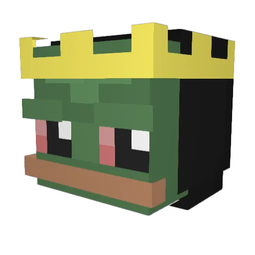 ManyDavvid Minecraft avatar head, 3D render