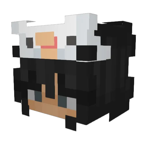 ManyImpala Minecraft avatar head, 3D render