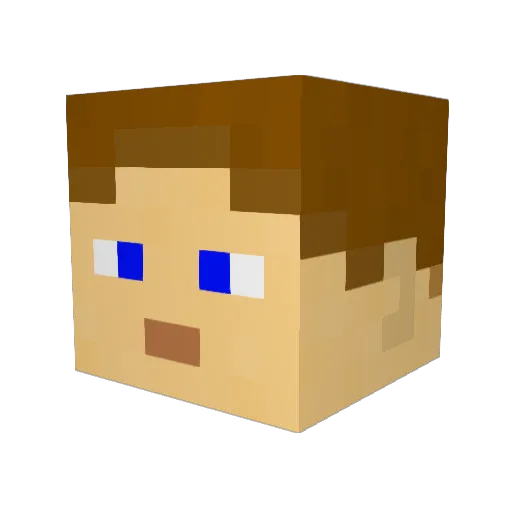 ManyLobster5006 Minecraft avatar head, 3D render