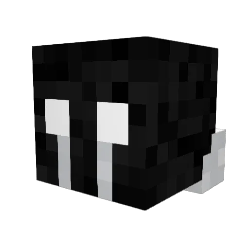 ManziPlay Minecraft avatar head, 3D render