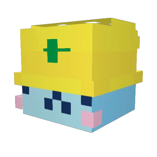 Mao_0425 Minecraft avatar head, 3D render