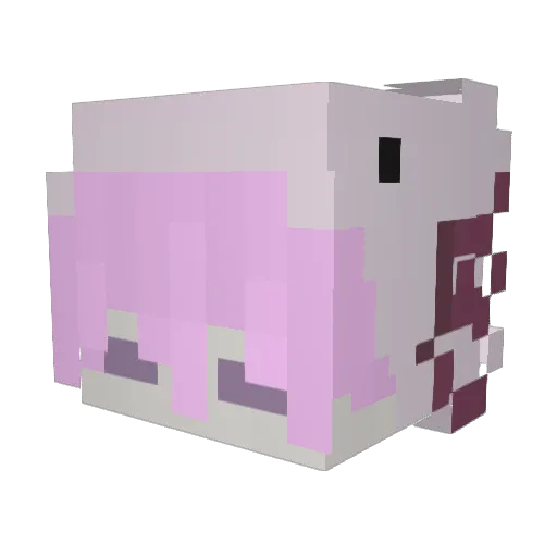 Maoxo Minecraft avatar head, 3D render