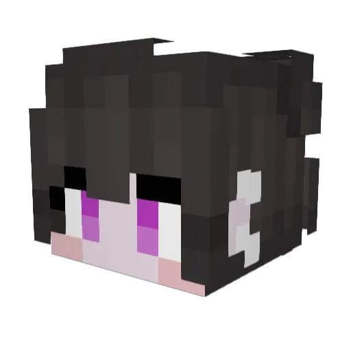Maozi_OVO Minecraft avatar head, 3D render